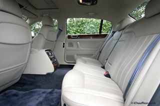 Bentley Continental Flying Spur back seats