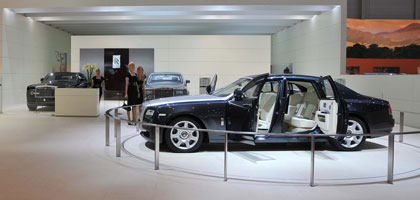 Rolls-Royce Ghost on show in Geneva