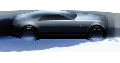 Rolls-Royce RR4 Design sketch